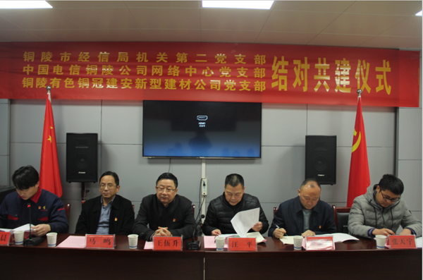 建材公司发展党支部结对共建活动 