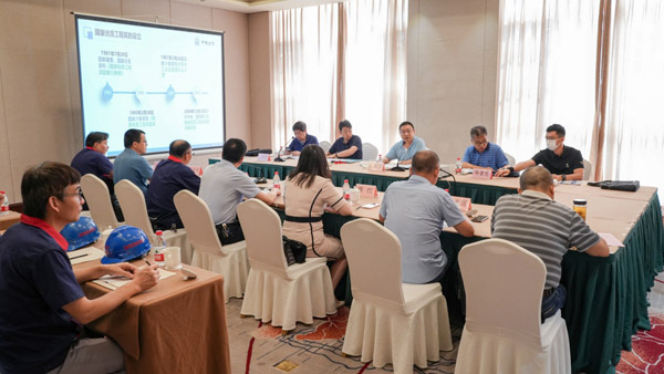 公司一项工程通过国度优质工程复审