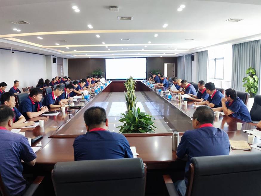 公司召开8月份安全、、、环、、、职业卫生工作例会