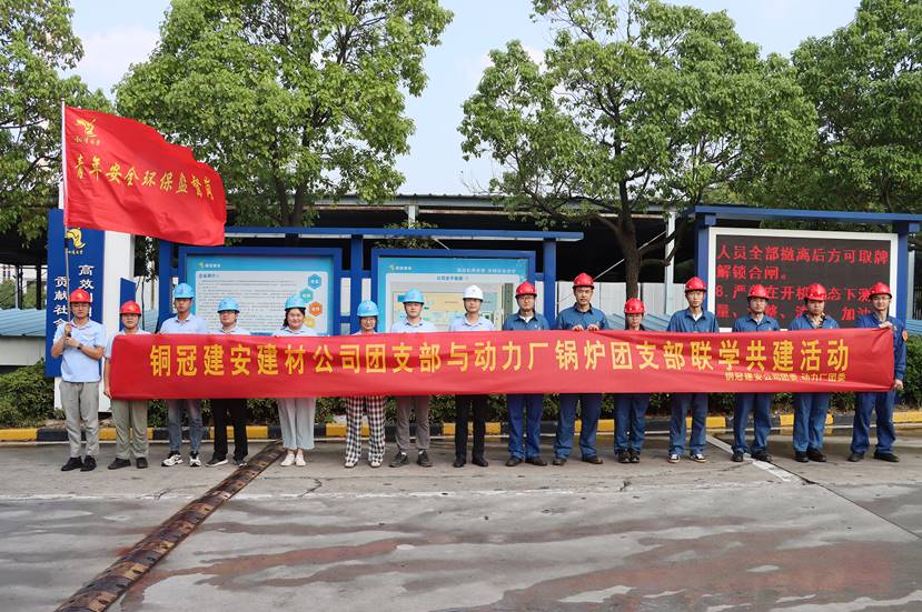 公司团委与动力厂团委发展联学共建主题团日活动