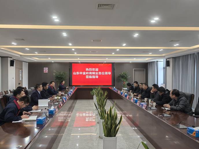 山东中金岭南铜业公司副总经理一行到公司调查