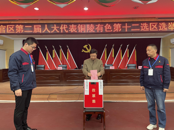 公司实现铜官区第二届人大代表选举工作 
