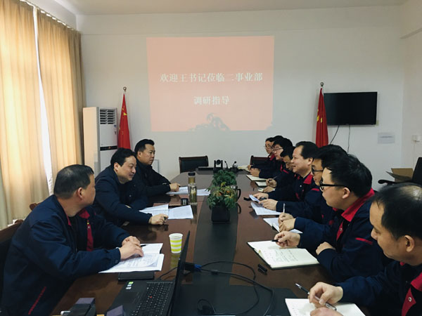 公司纪委书记到基层单元发展工作调研