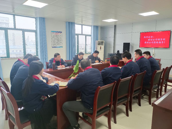 公司纪委书记到基层单元发展工作调研