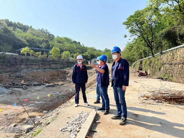 公司党委书记查抄领导冬瓜山铜矿尾矿远程输送与制备固化回填项目建设工作
