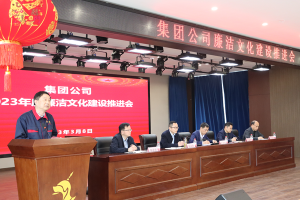 集团公司清廉文化建设推动会在公司召开