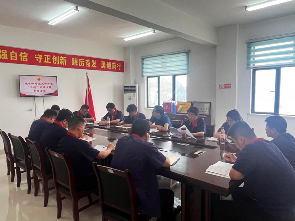 王伍升参与建材公司党支部主题党日活动 王伍升参与建材公司党支部主题党日活动