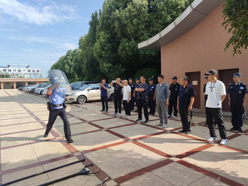 公司参与经开区公开分局反恐应急演练