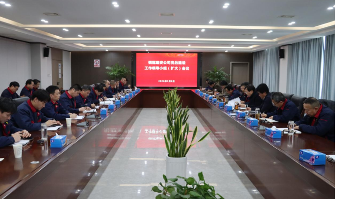 公司召开党的建设工作辅导小组 （扩大）会议